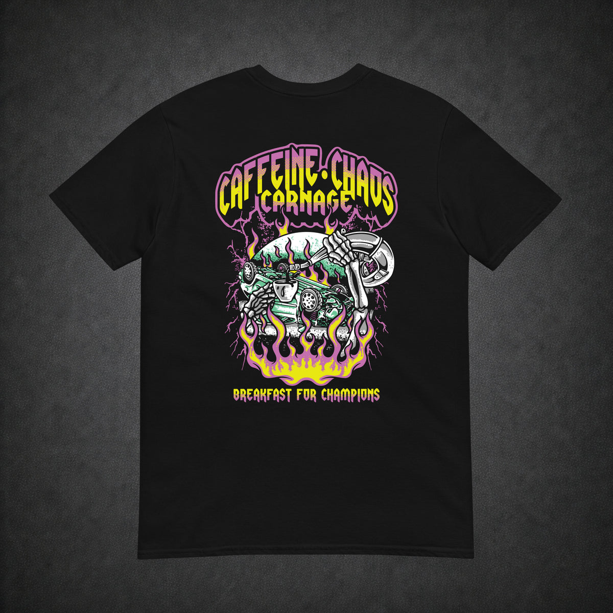 Caffeine, Chaos, Carnage Tee