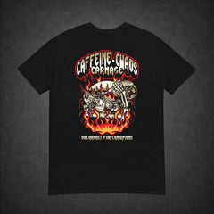Caffeine, Chaos, Carnage Tee