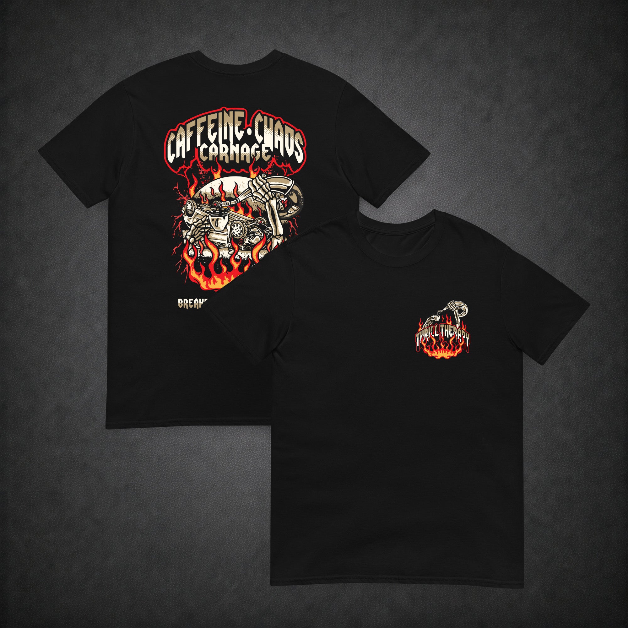 Caffeine, Choas, Carnage - Tee