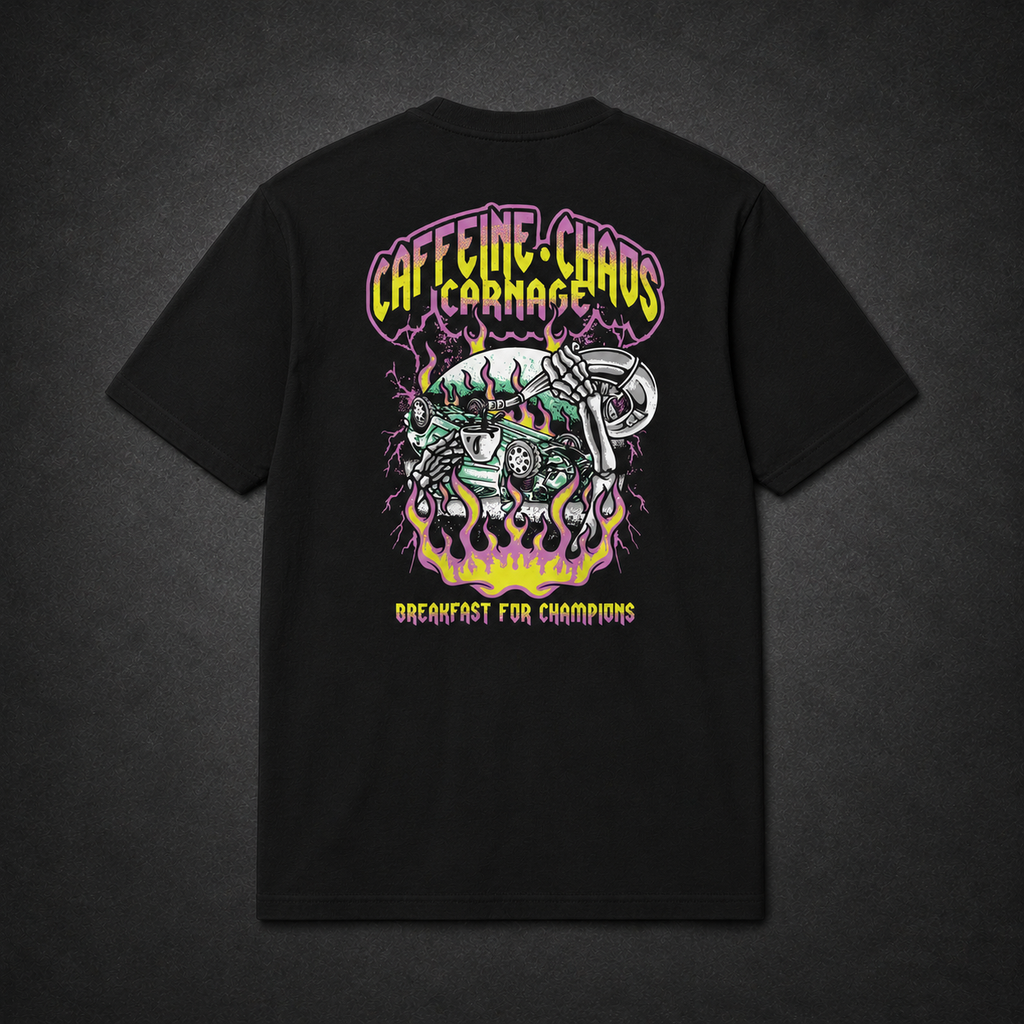 Caffeine, Choas, Carnage - Tee