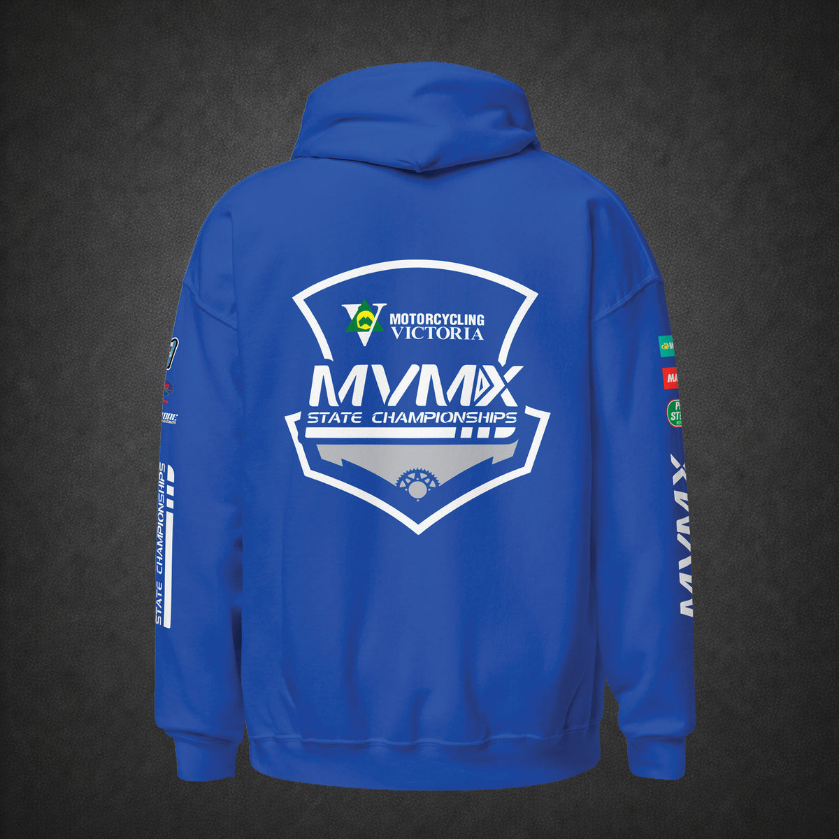 MVMX Hoodie 2026 – Royal back