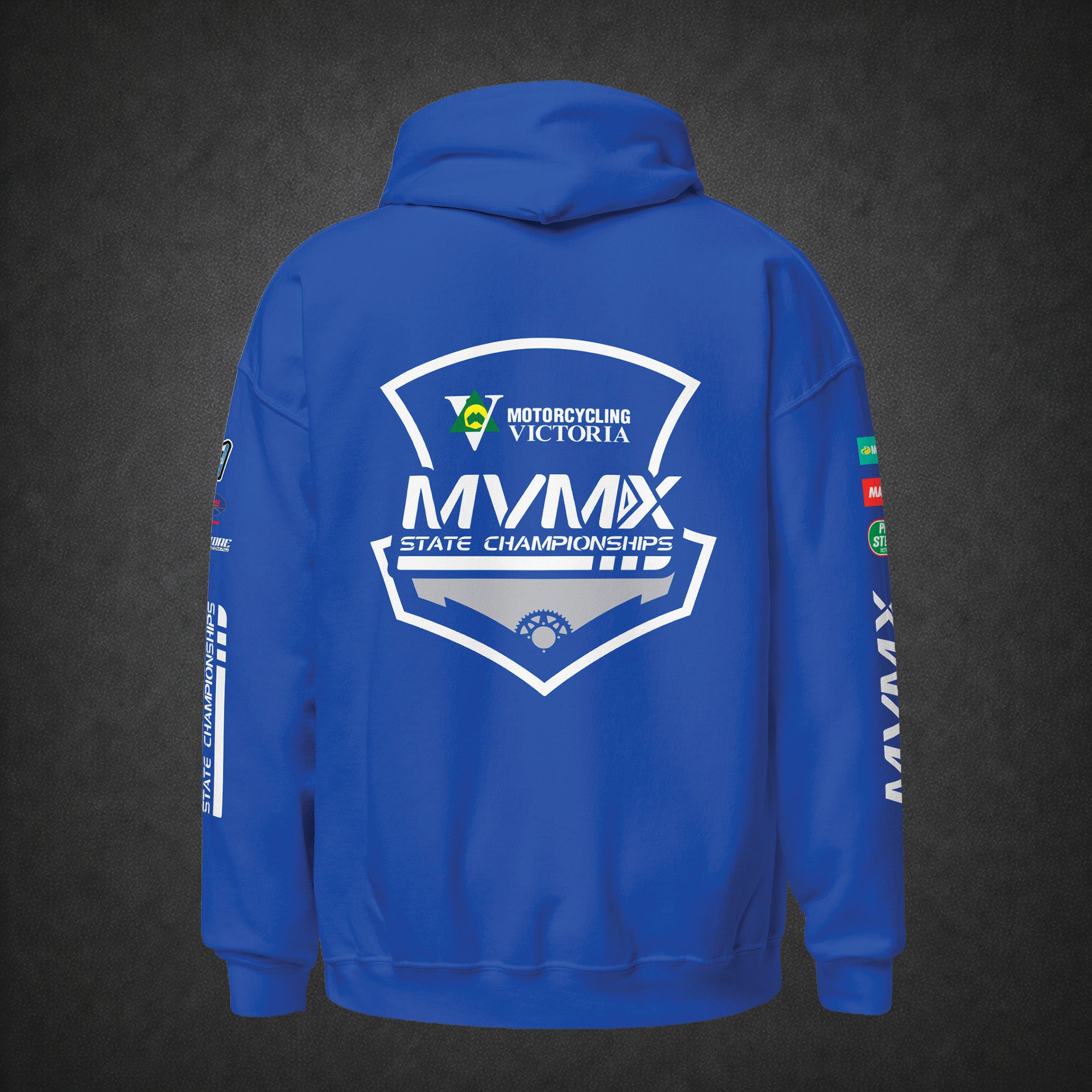 MVMX Hoodie 2026 – Royal back