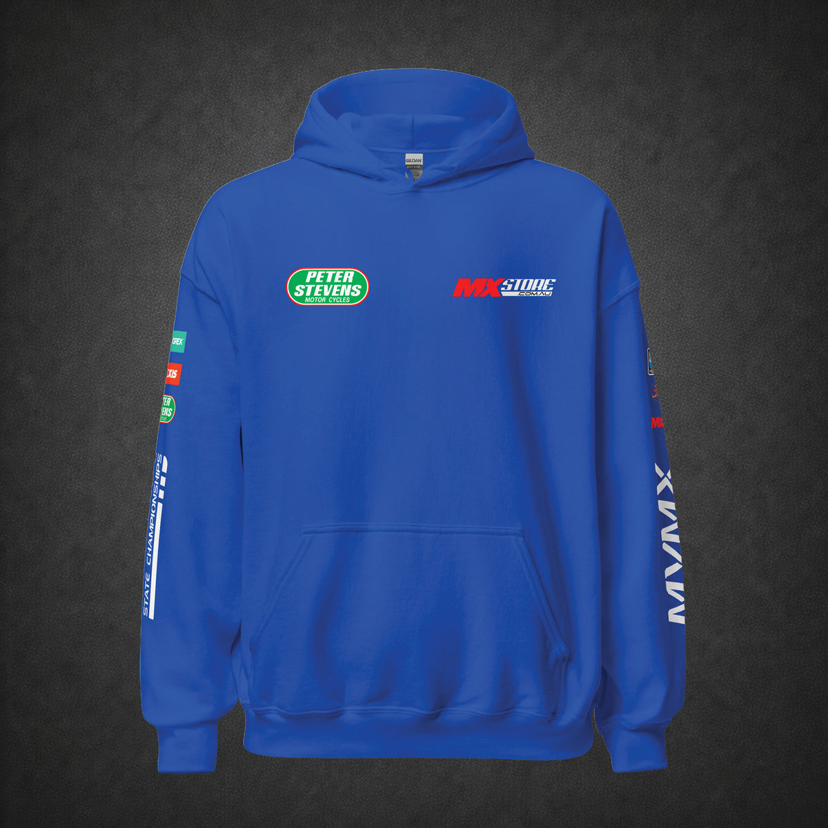 MVMX Hoodie 2026 – Royal front